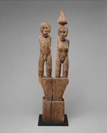 Learn more about Sakalava Mortuary Post Figural Couple work of art